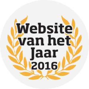 website van het jaar award nicht 2016