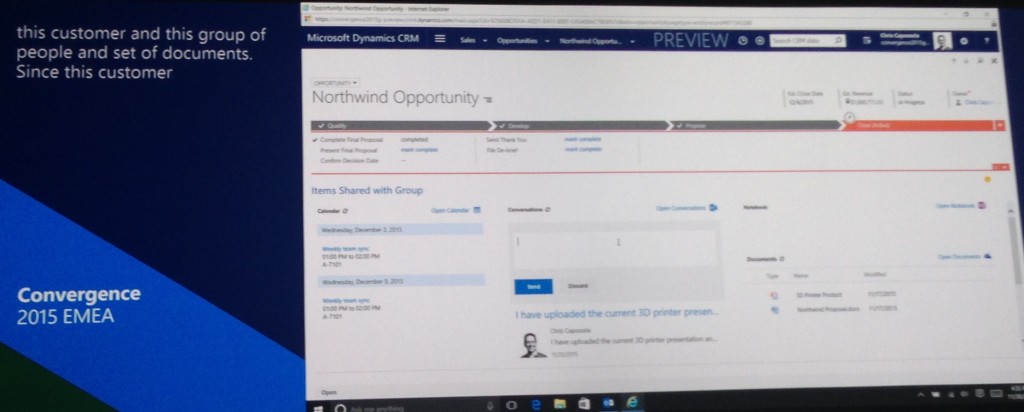 microsoft dynamics crm 2016 convergence