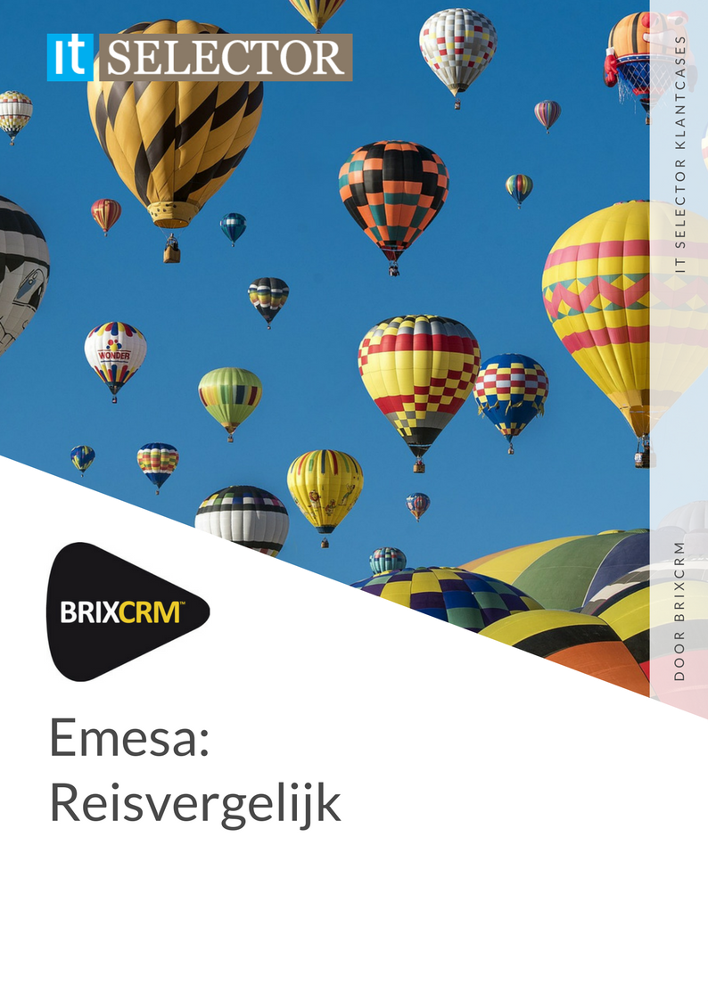 Klantcase Emesa Reisvergelijk BrixCRM IT Selector