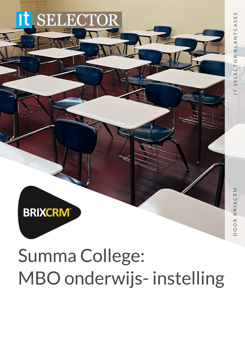 Klantcase BrixCRM Summa College - IT Selector