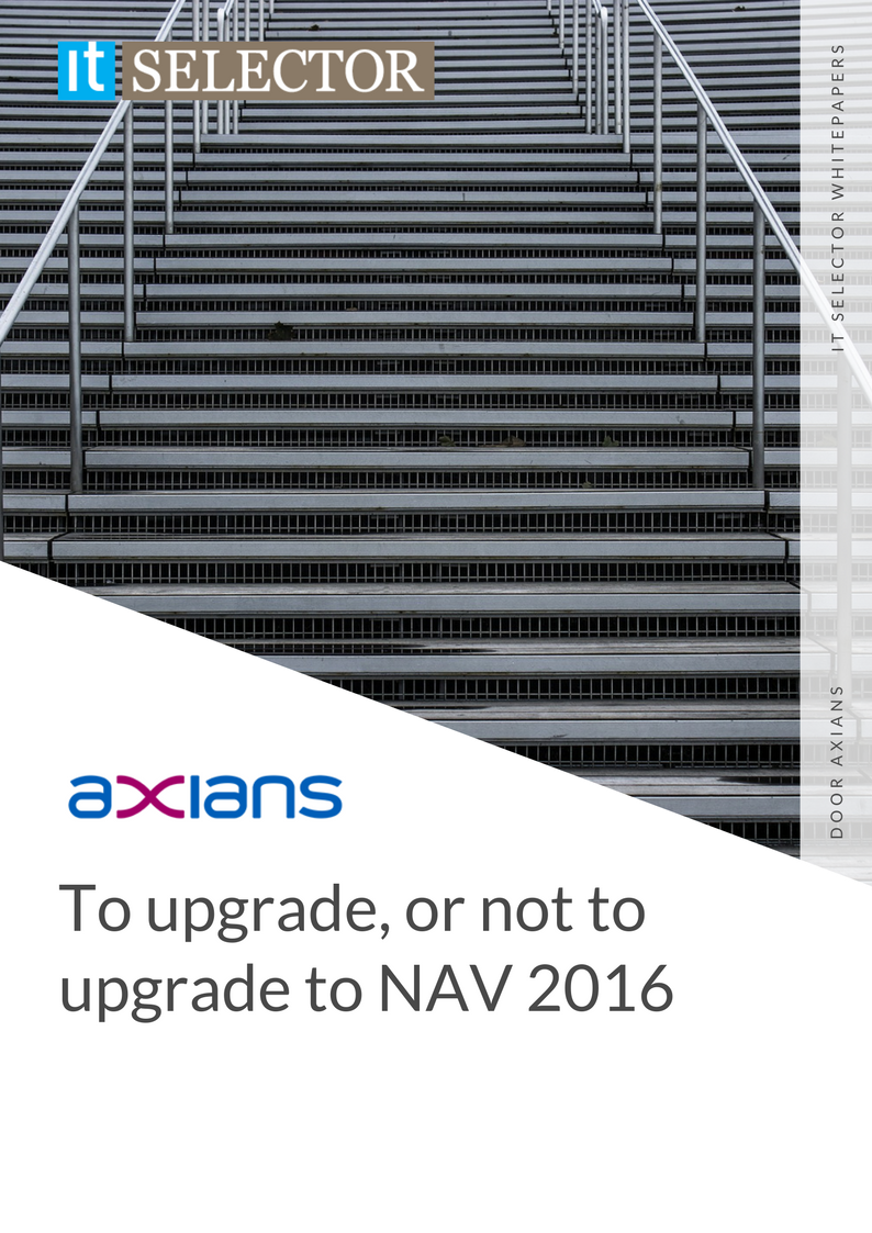 Whitepaper Axians upgrade to NAV 2016 - IT Selector